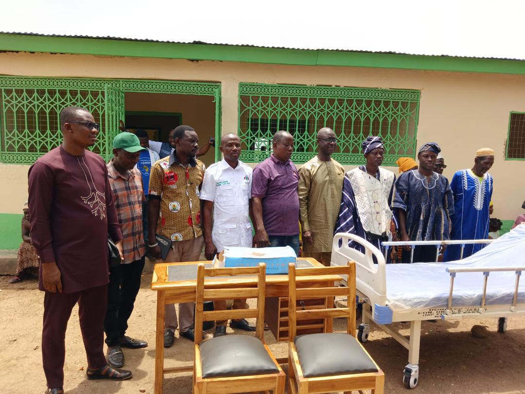 The Wa East MP: Hon Dr Godfred Seidu Jasaw donated medical equipment to several communities in the District Health Infrastructure Progress