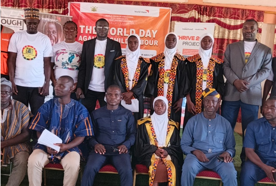 Inauguration of Wa East District Child Parliament under the theme: "Red Card to Child Labour: Fair Play for Children, Decent Work for Adults."