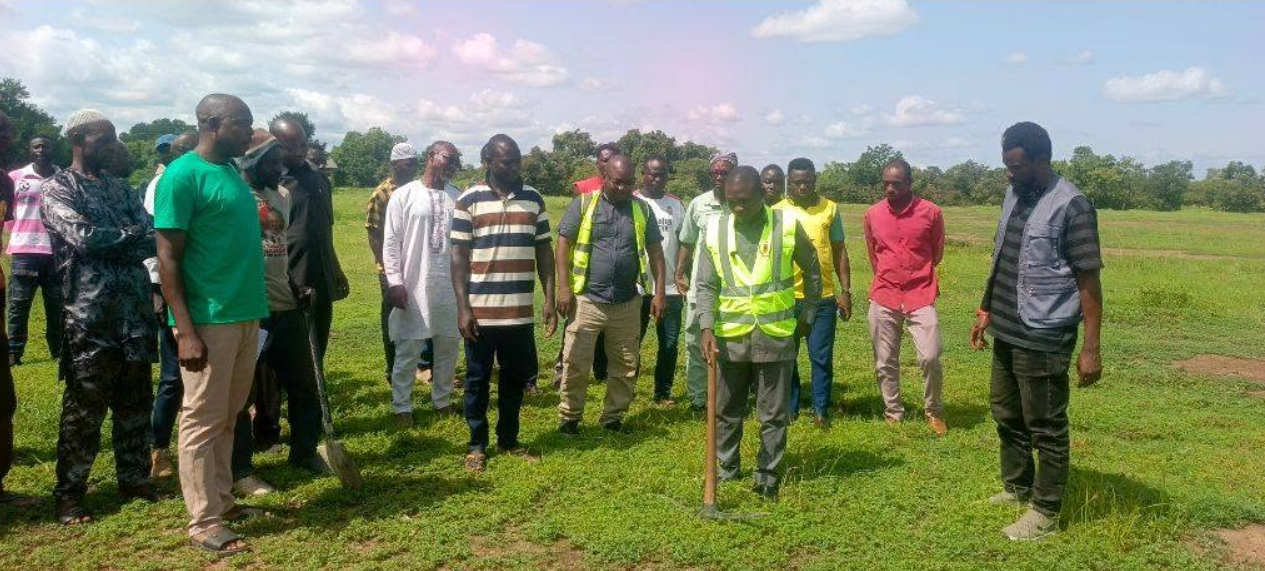 Handing Over of Sites for Construction of School blocks at Katua and Goripie