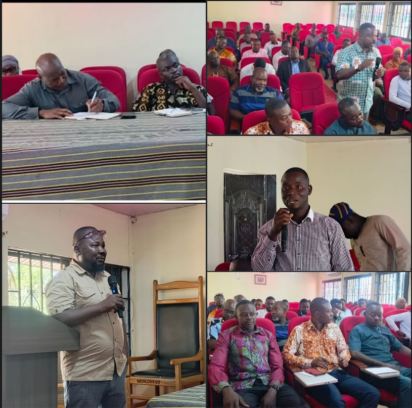 The Regional Chief Director had official engagement with Staffs of the Wa East District Assembly